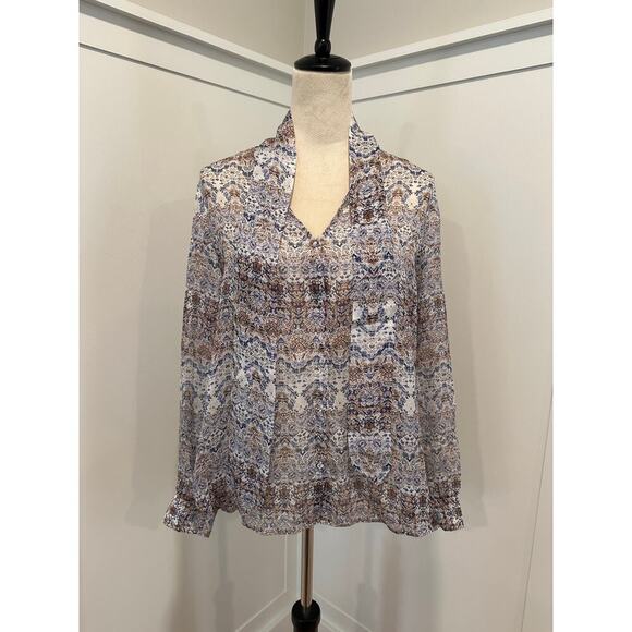 L’Agence Silk Neck Tie Blouse - Picture 1 of 8